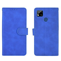 Handytasche Stand Schutzhülle Flip Leder Hülle L03Z für Xiaomi POCO C3 Blau