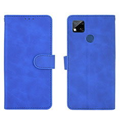 Handytasche Stand Schutzhülle Flip Leder Hülle L03Z für Xiaomi Redmi 9 Activ Blau