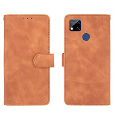 Handytasche Stand Schutzhülle Flip Leder Hülle L03Z für Xiaomi Redmi 9 India Braun