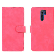 Handytasche Stand Schutzhülle Flip Leder Hülle L03Z für Xiaomi Redmi 9 Prime India Pink