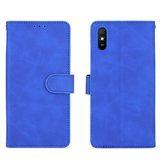 Handytasche Stand Schutzhülle Flip Leder Hülle L03Z für Xiaomi Redmi 9AT Blau