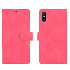 Handytasche Stand Schutzhülle Flip Leder Hülle L03Z für Xiaomi Redmi 9AT Pink