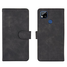 Handytasche Stand Schutzhülle Flip Leder Hülle L03Z für Xiaomi Redmi 9C Schwarz