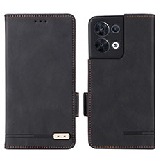 Handytasche Stand Schutzhülle Flip Leder Hülle L03Z für Xiaomi Redmi Note 13 Pro 5G Schwarz