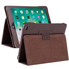 Handytasche Stand Schutzhülle Flip Leder Hülle L04 für Apple iPad 10.2 (2019) Braun