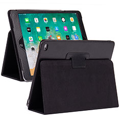 Handytasche Stand Schutzhülle Flip Leder Hülle L04 für Apple iPad 10.2 (2021) Schwarz