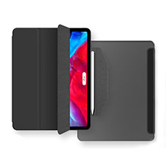 Handytasche Stand Schutzhülle Flip Leder Hülle L04 für Apple New iPad Air 10.9 (2020) Schwarz