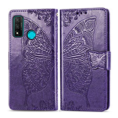 Handytasche Stand Schutzhülle Flip Leder Hülle L04 für Huawei Nova Lite 3 Plus Violett