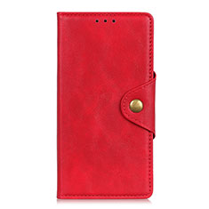 Handytasche Stand Schutzhülle Flip Leder Hülle L04 für Motorola Moto G9 Rot
