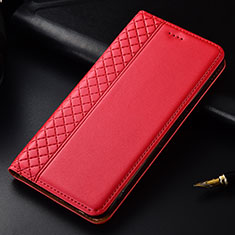 Handytasche Stand Schutzhülle Flip Leder Hülle L04 für Nokia 4.2 Rot