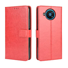 Handytasche Stand Schutzhülle Flip Leder Hülle L04 für Nokia 8.3 5G Rot