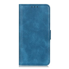 Handytasche Stand Schutzhülle Flip Leder Hülle L04 für Oppo A11s Blau