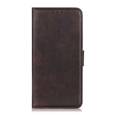 Handytasche Stand Schutzhülle Flip Leder Hülle L04 für Oppo A11s Braun