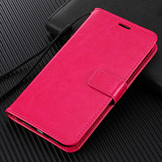 Handytasche Stand Schutzhülle Flip Leder Hülle L04 für Oppo A92s 5G Pink