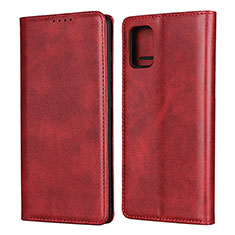 Handytasche Stand Schutzhülle Flip Leder Hülle L04 für Samsung Galaxy A51 4G Rot