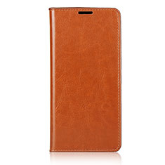 Handytasche Stand Schutzhülle Flip Leder Hülle L04 für Samsung Galaxy A71 5G Orange