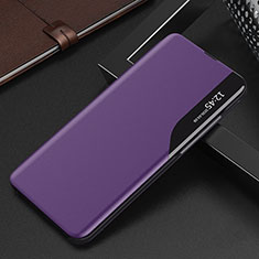 Handytasche Stand Schutzhülle Flip Leder Hülle L04 für Samsung Galaxy S21 FE 5G Violett