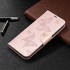 Handytasche Stand Schutzhülle Flip Leder Hülle L04 für Xiaomi POCO C3 Rosegold