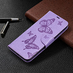 Handytasche Stand Schutzhülle Flip Leder Hülle L04 für Xiaomi POCO C3 Violett