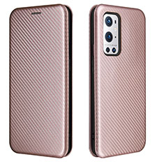 Handytasche Stand Schutzhülle Flip Leder Hülle L04Z für OnePlus 9 Pro 5G Rosegold