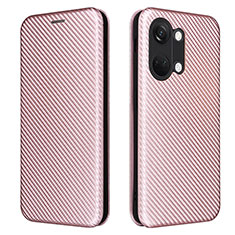 Handytasche Stand Schutzhülle Flip Leder Hülle L04Z für OnePlus Nord 3 5G Rosegold