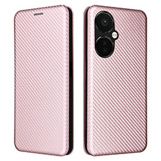 Handytasche Stand Schutzhülle Flip Leder Hülle L04Z für OnePlus Nord CE 3 Lite 5G Rosegold