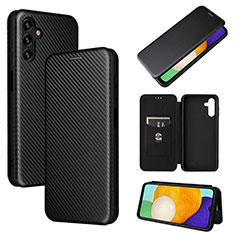 Handytasche Stand Schutzhülle Flip Leder Hülle L04Z für Samsung Galaxy A04s Schwarz