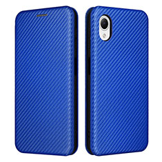 Handytasche Stand Schutzhülle Flip Leder Hülle L04Z für Samsung Galaxy A23e 5G Blau