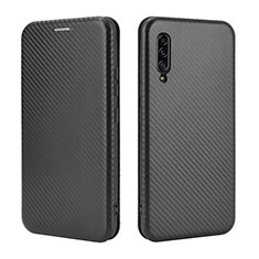 Handytasche Stand Schutzhülle Flip Leder Hülle L04Z für Samsung Galaxy A90 5G Schwarz