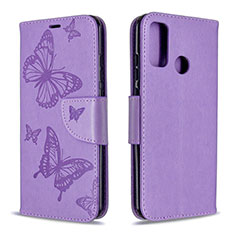 Handytasche Stand Schutzhülle Flip Leder Hülle L05 für Huawei Nova Lite 3 Plus Violett