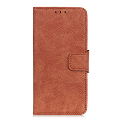 Handytasche Stand Schutzhülle Flip Leder Hülle L05 für Oppo A35 Braun