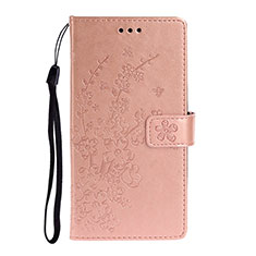 Handytasche Stand Schutzhülle Flip Leder Hülle L05 für Samsung Galaxy A51 5G Rosegold