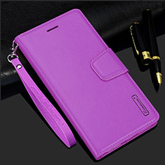 Handytasche Stand Schutzhülle Flip Leder Hülle L05 für Samsung Galaxy S21 5G Violett