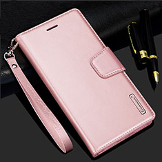 Handytasche Stand Schutzhülle Flip Leder Hülle L05 für Samsung Galaxy S21 FE 5G Rosegold