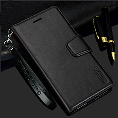 Handytasche Stand Schutzhülle Flip Leder Hülle L05 für Samsung Galaxy S21 FE 5G Schwarz