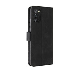 Handytasche Stand Schutzhülle Flip Leder Hülle L05Z für Samsung Galaxy A03s Schwarz