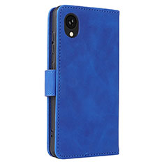 Handytasche Stand Schutzhülle Flip Leder Hülle L05Z für Samsung Galaxy A22 5G SC-56B Blau