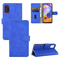 Handytasche Stand Schutzhülle Flip Leder Hülle L05Z für Samsung Galaxy A31 Blau