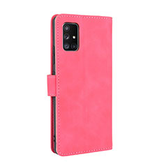 Handytasche Stand Schutzhülle Flip Leder Hülle L05Z für Samsung Galaxy A51 4G Pink