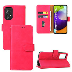 Handytasche Stand Schutzhülle Flip Leder Hülle L05Z für Samsung Galaxy A52s 5G Pink