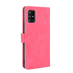 Handytasche Stand Schutzhülle Flip Leder Hülle L05Z für Samsung Galaxy A71 4G A715 Pink