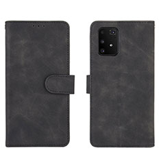 Handytasche Stand Schutzhülle Flip Leder Hülle L05Z für Samsung Galaxy A91 Schwarz