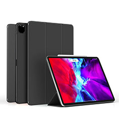 Handytasche Stand Schutzhülle Flip Leder Hülle L06 für Apple iPad Pro 12.9 (2021) Schwarz