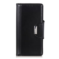 Handytasche Stand Schutzhülle Flip Leder Hülle L06 für Oppo A91 Schwarz