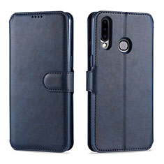 Handytasche Stand Schutzhülle Flip Leder Hülle L06 für Samsung Galaxy A20s Blau