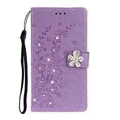 Handytasche Stand Schutzhülle Flip Leder Hülle L06 für Samsung Galaxy A51 5G Violett