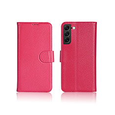 Handytasche Stand Schutzhülle Flip Leder Hülle L06 für Samsung Galaxy S24 Plus 5G Pink