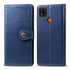 Handytasche Stand Schutzhülle Flip Leder Hülle L06 für Xiaomi POCO C3 Blau