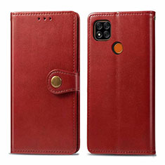 Handytasche Stand Schutzhülle Flip Leder Hülle L06 für Xiaomi Redmi 9 Activ Rot