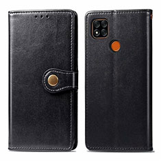 Handytasche Stand Schutzhülle Flip Leder Hülle L06 für Xiaomi Redmi 9C Schwarz